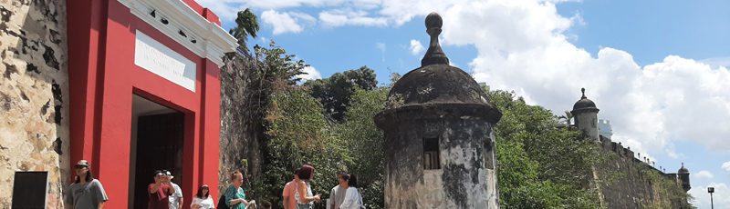 San Juan gate in Paseo del Morro