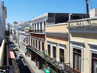 View of San Juan from our room