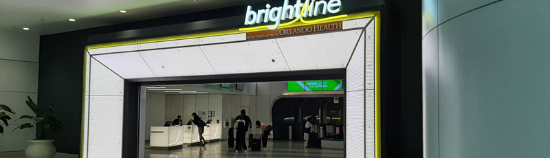 Estacin de Brightline en Orlando