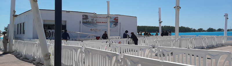 Inmigracin de Bahamas en el puerto de Bimini