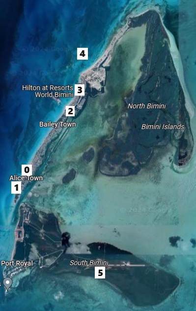 Mapa de Bimini