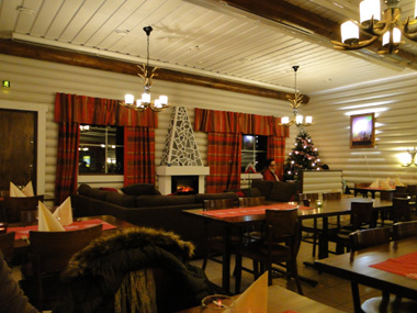 Santa Claus Holiday Village's restaurant