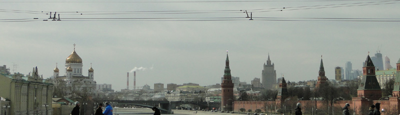 View from Bolshoy Moskvoretsky Bridge