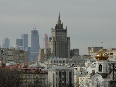 View from Cathedral of Christ the Saviour
