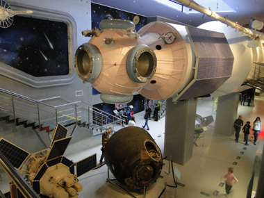 Sala del Museo de la Cosmonautica