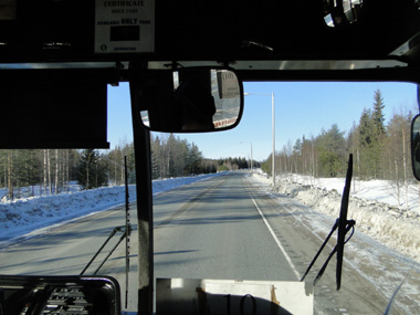 Bus to Rovaniemi