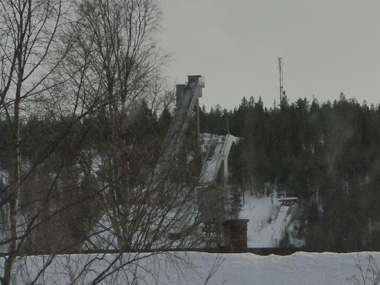 Ramps for ski jumping in Rovaniemi