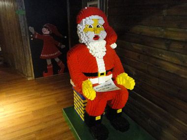 Santa Claus hecho con Lego