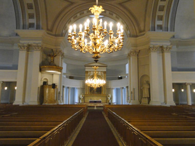 Interior de la Catedral de Helsinki