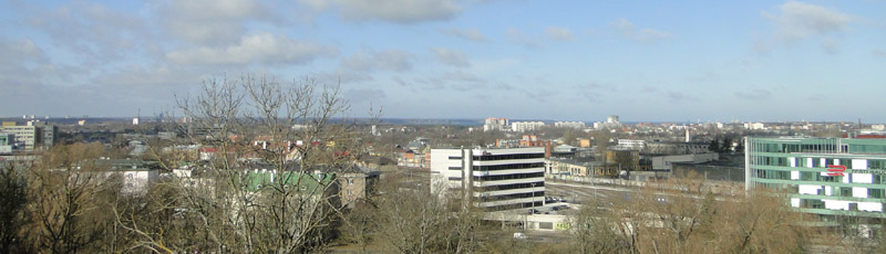 Views to Tallinn modern city