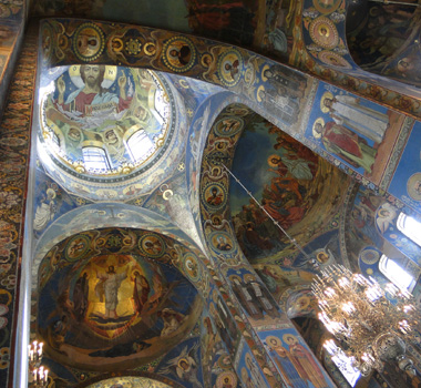 Church of Savior on the Spilled Blood interior
