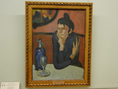 "Bebedora de absenta" de Picasso