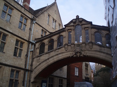 Puente de los suspiros de Oxford
