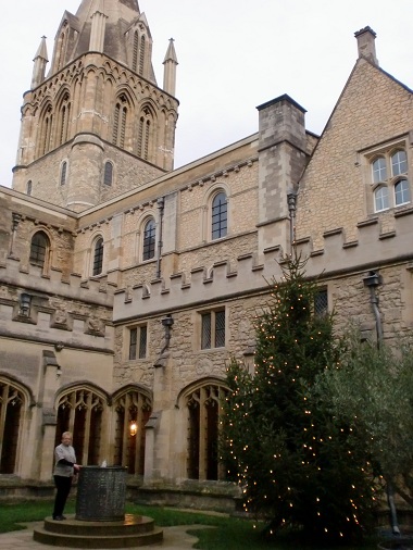 Christmas' tree in Christ Church College