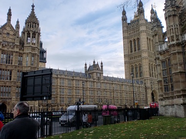 El edificio del Parlamento en Londres