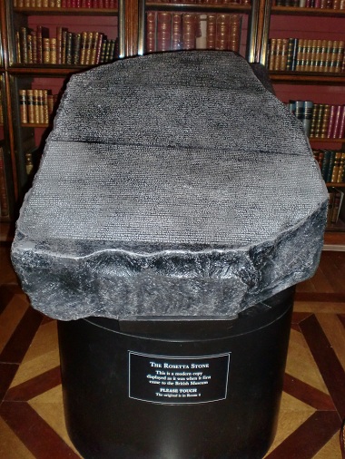 Piedra Rosetta en el Museo Británico