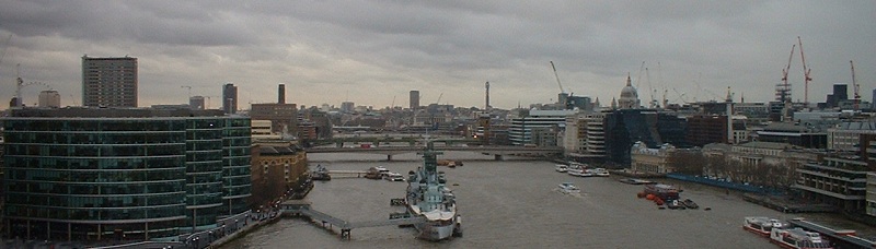 Thames views from Tower Bridge