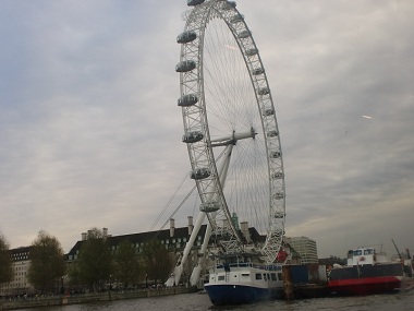 London Eye desde el Támesis