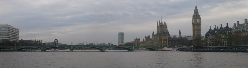 Parliament building from Thames