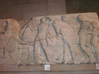 Parthenon's boards in British Museum