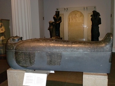 Egyptian sarcophagus in British Museum