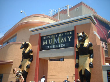 The mummy in Universal Studios
