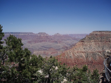 Grand Canyon views from lookout
