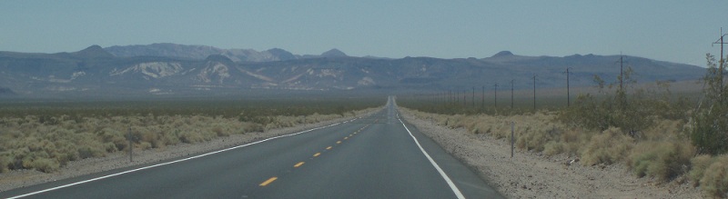 Straight Road to Death Valley