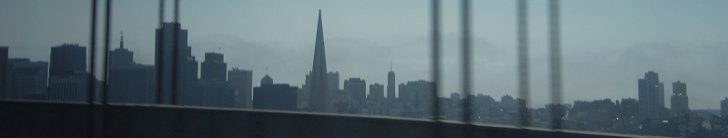 San Francisco skyline from Bay Bridge