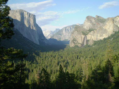 Paisaje en Yosemite