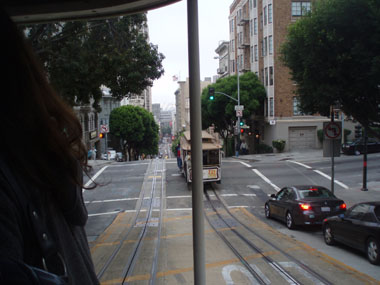 San Francisco from the cable car