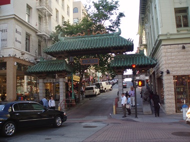 Chinatown's Gate in San Francisco