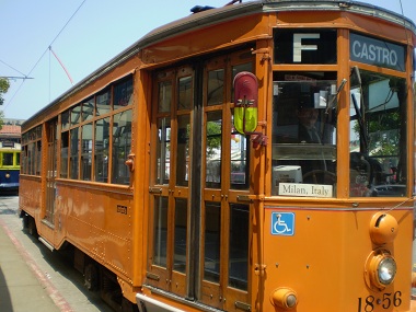Tram F in San Francisco