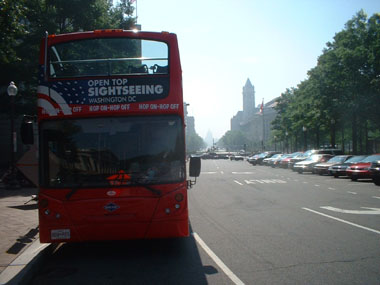 Bus turístico de Washington