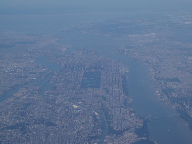 Manhattan from the sky