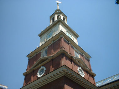 Detail of Independence Hall