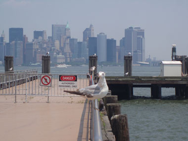 Manhattan desde Liberty Island