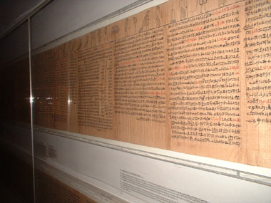 Egyptian papirus in MET