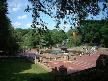 Fuente en Central Park