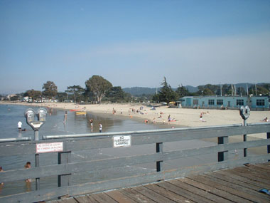 Monterey's beach