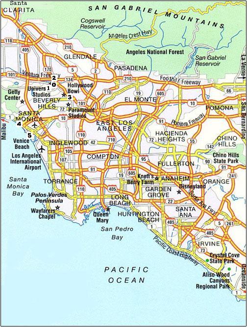 L.A. map
