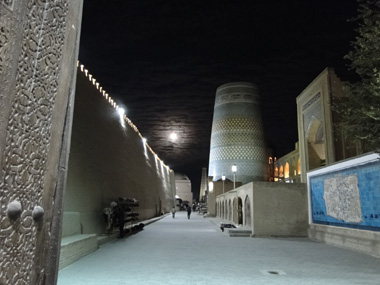 Khiva de noche