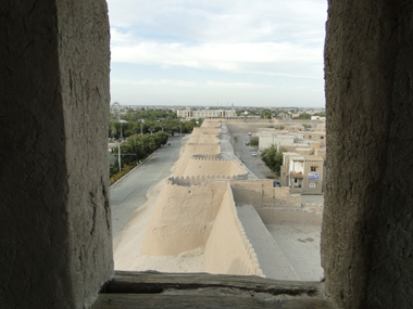 Views of Khiva from Kunya Ark