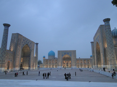 Samarkand's Registan in Uzbekistn
