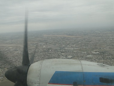 Sobrevolando Tashkent