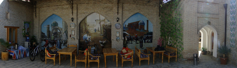 Breakfast area in Khurjin Hotel