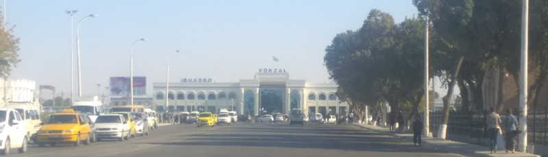 Bukhara's train station