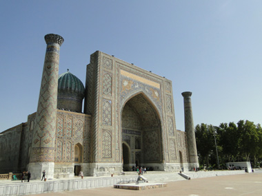 Madrasa Sher-Dor in Registan