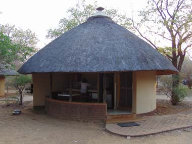 Nuestro bungalow en Satara