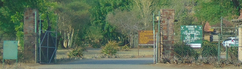Satara Camp's gate